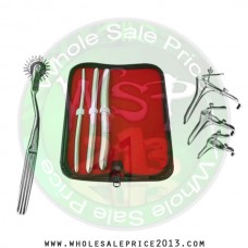  Hegar uterine dilator 3 pieces set, 7-8, 11-12, 15-16, pinwheel, grave 3pcs